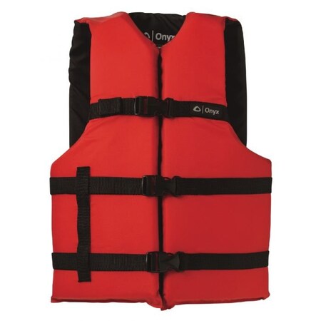 Kemp Universal Life Jacket, Red - Adult 20-002-ADULT-RED